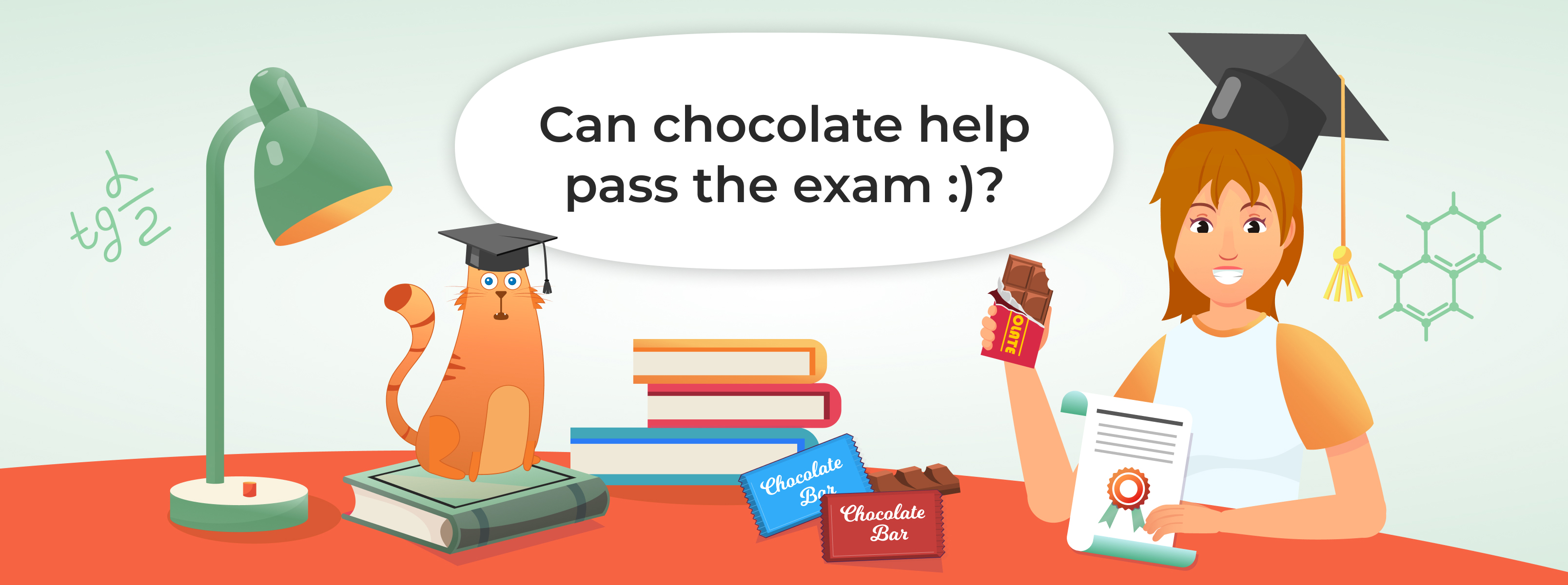 Can chocolate help pass the exam?