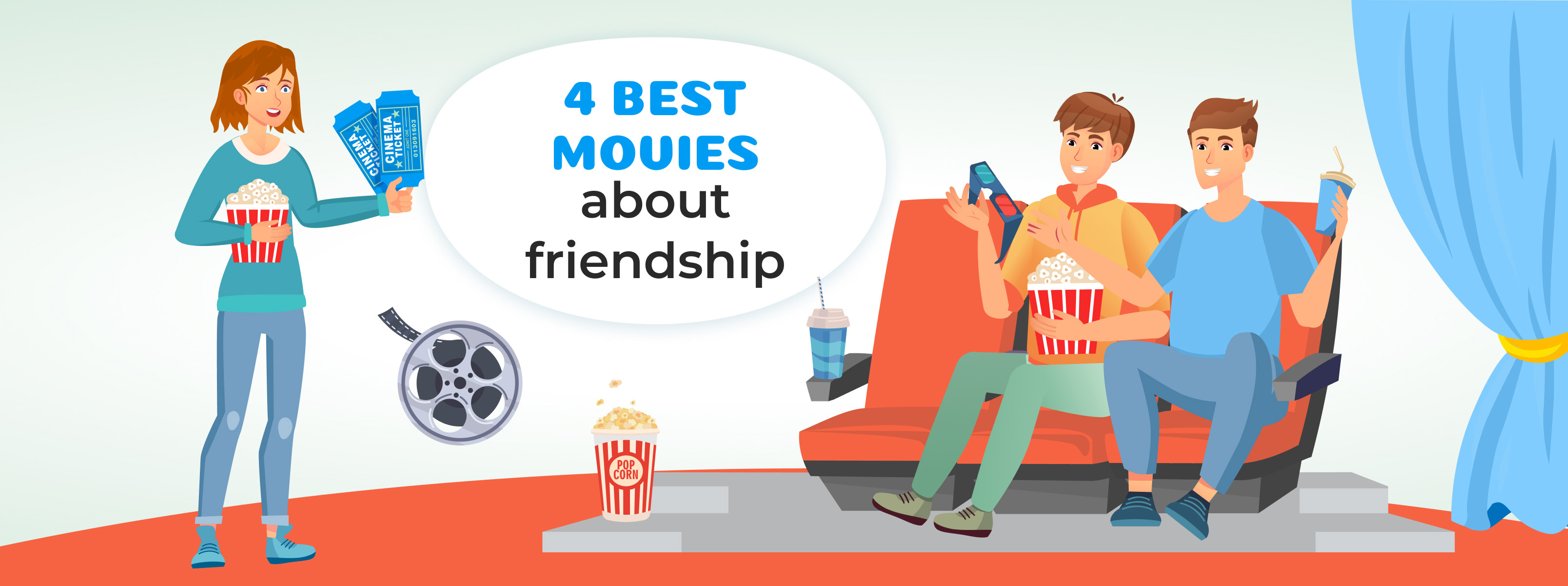 Top 4 movies about friends in honor of the International Friendship Day